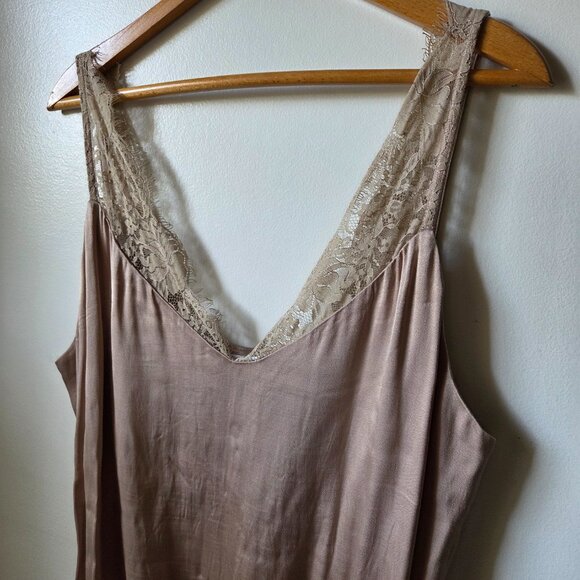 NWT SOCIALITE NUTE LACED V NECK BODYSUIT TANK SZ XL - Picture 5 of 14